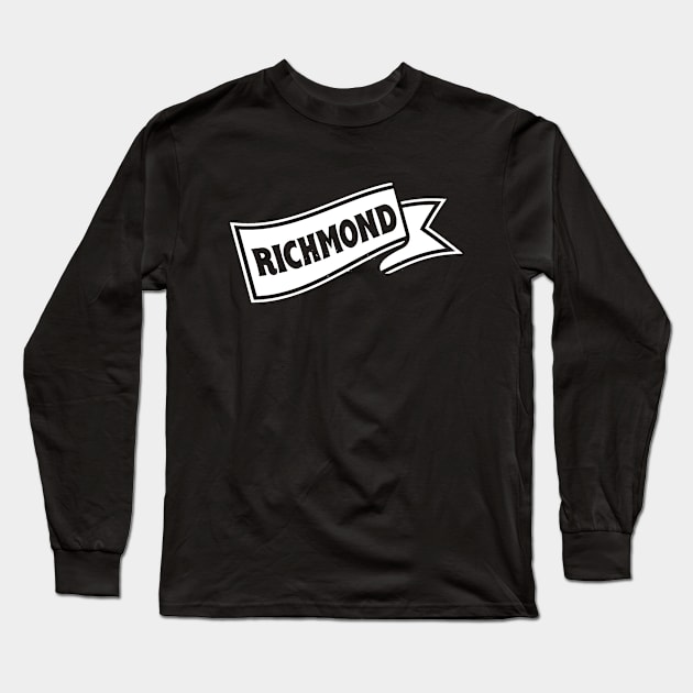 Richmond Pennant Long Sleeve T-Shirt by sombreroinc